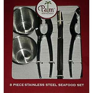    Palm Restaurant 8 pc. Stainless Steel Seafood Set