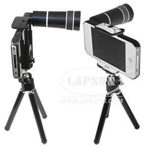 10X Optical Zoom Lens Telescope Tripod For Apple iPhone 4G 4S Mobile 