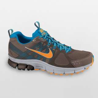 NIKE Smoke/Orange/Brown/Blue AIR PEGASUS+ 28 Trail Running Shoes MENS 
