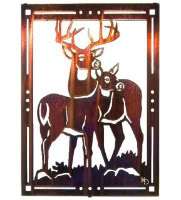 His Majesty by Kathryn Darling Laser Cut Metal Whitetail Deer Buck 