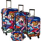 Britto Collection by Heys USA Blossom 4 Piece Luggage Set