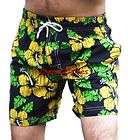 MENS YELLOW GREEN BLUE FLORAL BOARD SWIM SURF SHORTS EXTRA LARGE XL