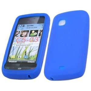 iTALKonline SoftSkin BLUE Super Hydro SILICONE Protective Armour/Case 