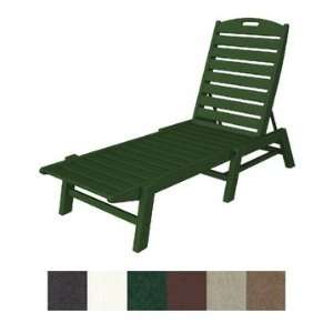  Poly WoodÂ® Nautical Stackable Armless Chaise