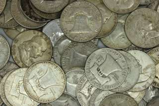   Ben Franklin Half $1 Not All Junk 90% Silver Coins Wholesale  