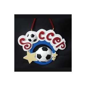  Club Pack of 12 Soccer Text with Balls and Stars Christmas 