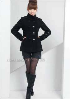 2011 Popular Womens Wool Cashmere Noble Coat 5 Color  