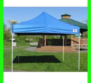New Ez Pop Up Canopy 10 Shelter Fair Tent Blue Shelter  