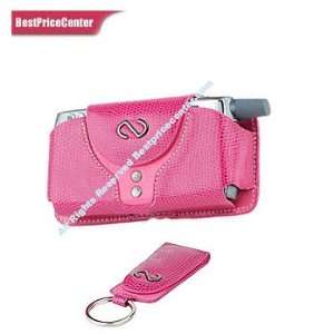  Pink Leather Case for Blackberry 7130,7100i, 7100, 7105 