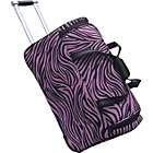 Nicole Miller NY Luggage 20 Wild Zebra Wheeled Duffel $99.99 ( 