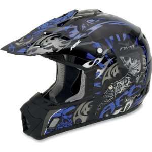  AFX FX 17Y Youth Helmet Shade Full Face Blue/Black Large 
