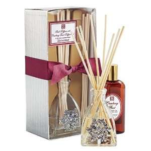  Cranberry Frost Reed Diffuser Set with Jeweled Snowflake 