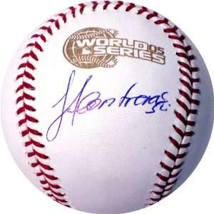   Signed Jose Contreras Baseball   2005 World Series