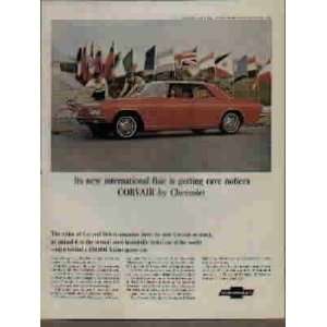   Chevrolet.  1965 Chevrolet Corvair Monza Sport Sedan Ad, A3919