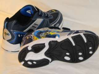 New Boys BATMAN Athletic Shoes w/ Velcro Straps, Sz 13, 1, 2  