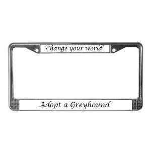  Save a Greyhound Pets License Plate Frame by  