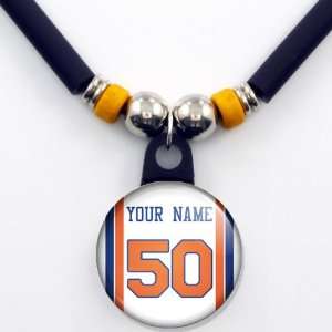 New York Knicks Basketball Jersey Necklace Personalized with Your Name 