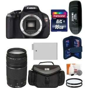  Canon EOS Rebel T3i Digital Camera (Body) + Canon 75 300mm 