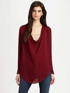 haute hippie silk cowlneck blouse $ 265 00 more colors