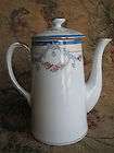 Vintage teapot Noritake made in Japan white with a floral design gold 