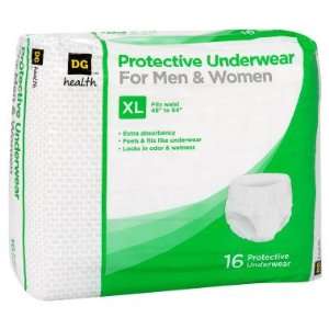  DG Health Protective Underwear for Men & Women   XL   16 ct Health 