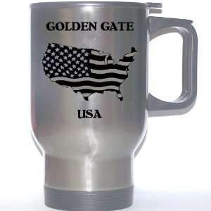  US Flag   Golden Gate, Florida (FL) Stainless Steel Mug 