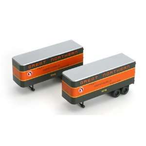  HO RTR 25 Trailers, GN (2) ATH92471 Toys & Games