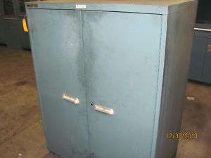 Stanley Vidmar 2 Door Storage Cabinet Tool Box  