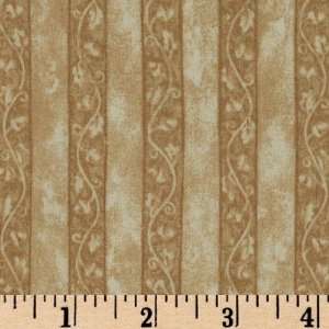   Acorn Hollow Stripe Toast Fabric By The Yard Arts, Crafts & Sewing