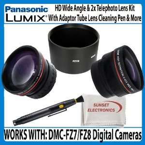  Lens Bundle Kit for Panasonic Lumix DMC FZ7 & DMC FZ8 