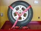   Lasso O Ring DOT Axle Flat Bed Tow Dolly Auto Transport Wrecker RED