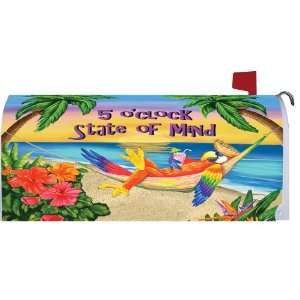Parrot Head 500 STATE OF MIND Stick to It MAILBOX COVER