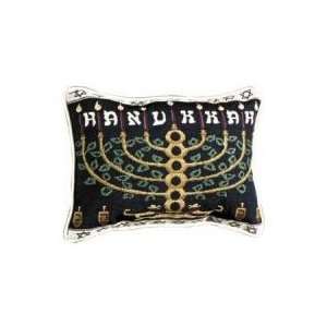  Set of 2 Hanukkah Menorah Jewish Decorative Throw Pillows 