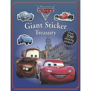  Disney Cars 2 Giant Sticker Treasury (Disney Giant Sticker 