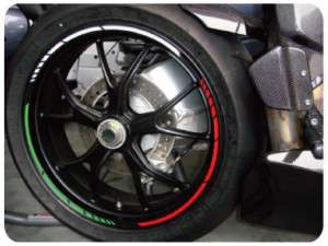 KEITI Motorcycle Reflective Wheel Rim Stripes 17 ITALY  
