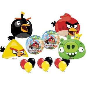 Angry Birds Ultimate Balloon Birthday Party Supply Kit 4 Bird Pig Set 