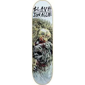  Slave Allie Wild Kingdom Skateboard Deck   8.25 Sports 