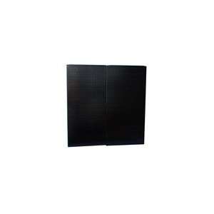 Black Metal Pegboard   Two Panel Pack, 32x32, Black  