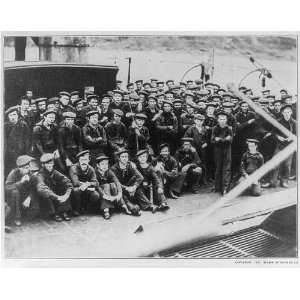  c1861 5,Crew of the Mississippi ironclad USS LAFAYETTE