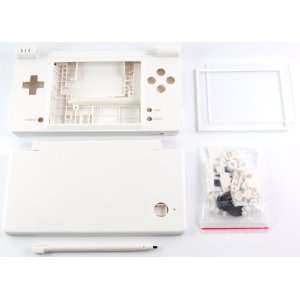 White Nintendo DSi Complete Full Housing Shell Case Replacement Repair 