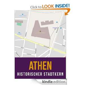 Plan des historischen Stadtkerns von Athen (German Edition 