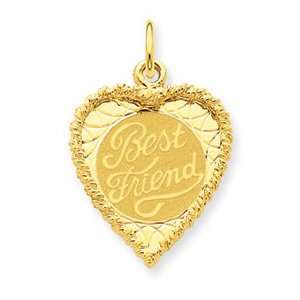 14k Gold Best Friend Charm Jewelry