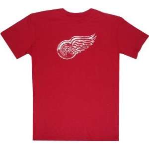  Detroit Red Wings Super Soft Distressed Reebok Youth T 