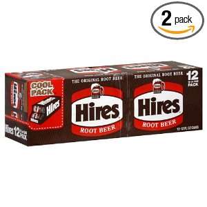 Hires Root Beer 12 pack, 12 ounces (Pack of2)