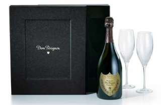 Dom Perignon with 2 Crystal Flutes Gift Pack 2000 