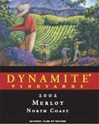 Dynamite Vineyards Dynamite Merlot 2002 