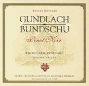 Gundlach Bundschu Rhinefarm Pinot Noir 2005 