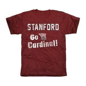  NCAA Stanford Cardinal Cheering Section Tri Blend T Shirt 