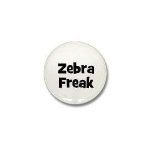  Zebra Freak Animal Mini Button by  Patio, Lawn 