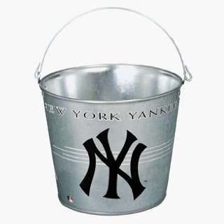  New York Yankees Galvanized Pail 5 Quart   MLB Ice Buckets 
